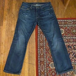 Vintage straight 32x30 dark washed jeans